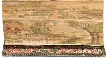 Bible in English with Fore-edge Painting. The Holy Bible Containing the Old Testament and the New.